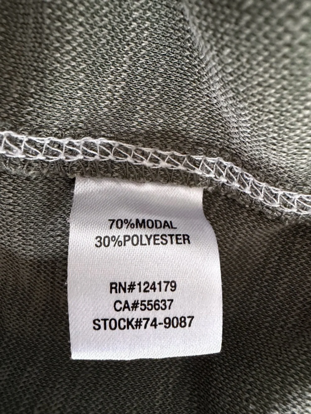 Johnston & Murphy Olive Green Short-Sleeve Polo with Contrast Placket - Picture 6 of 6
